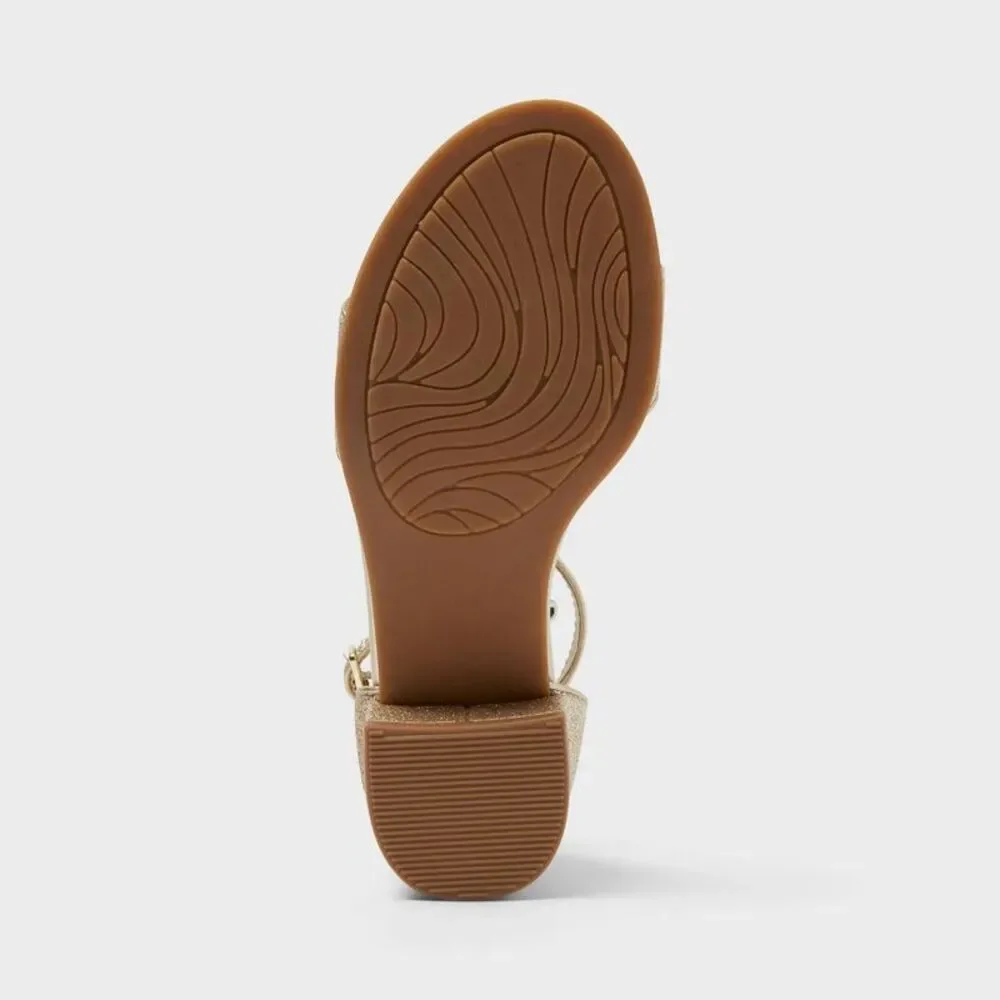 Art Class - Kids' Fannie Heeled Sandals - art class Gold 2 Gold
